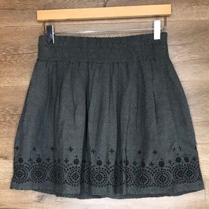 American Eagle Outfitters Mini Skirt Embroidered Y2K